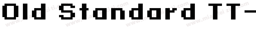 Old Standard TT字体转换